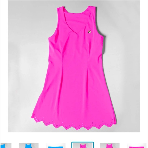 Fila Dresses & Skirts - Fila Women`s Essentials Laser Cut Tennis Dress - Hot Pink - NWT